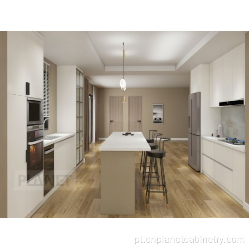 Bancadas abertas automáticas Armário de cozinha moderno para apartamento